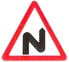 dangerous bends from right to left