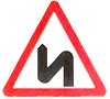 dangerous bends from left to right