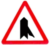 side road on the right