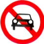 prohibited the entry of vehicles except motorcycles