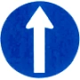 the flow of traffic forced forward